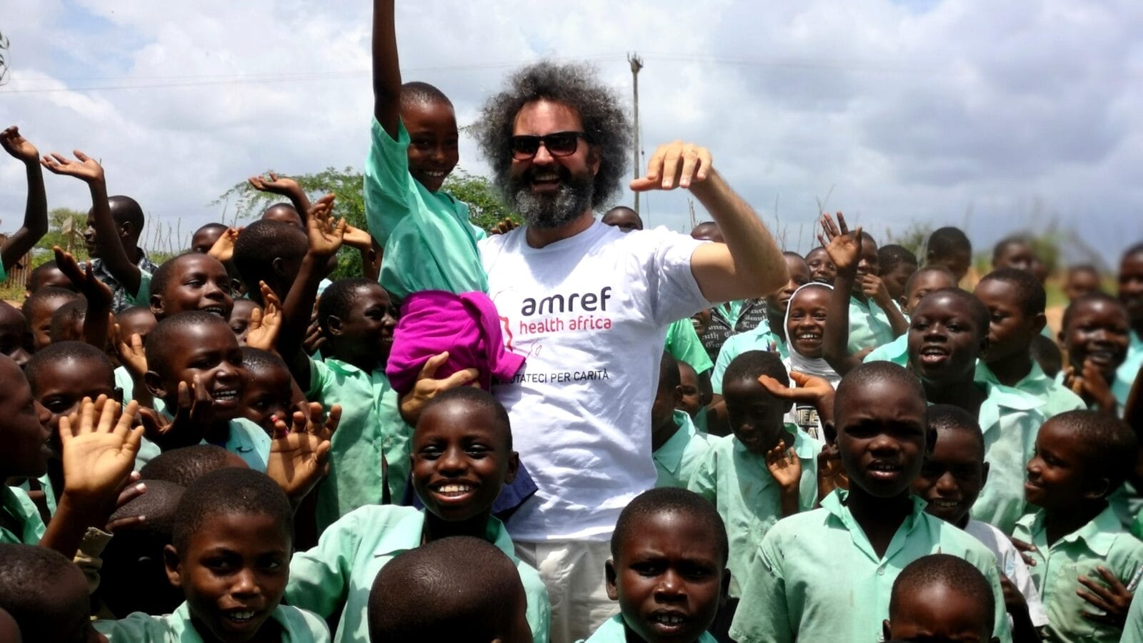 Simone Cristicchi in Kenya